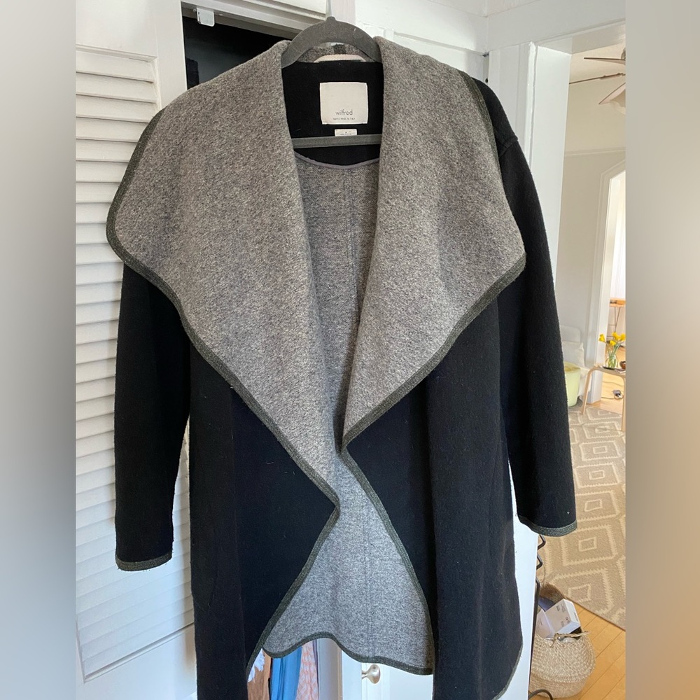 Aritzia Wilfred Wool Belted Coat